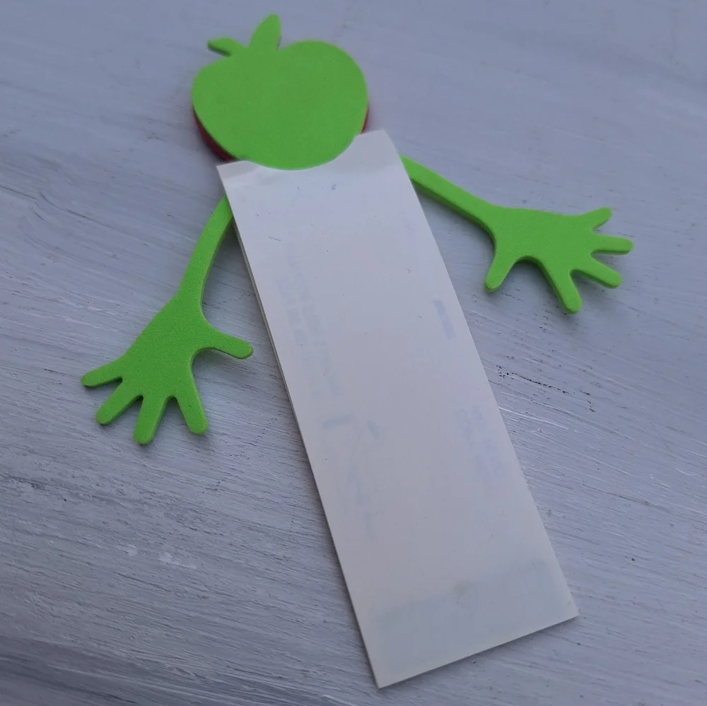 Googly Eyes Vintage Bookmark Apple Head American Osteopathic Doctor Association